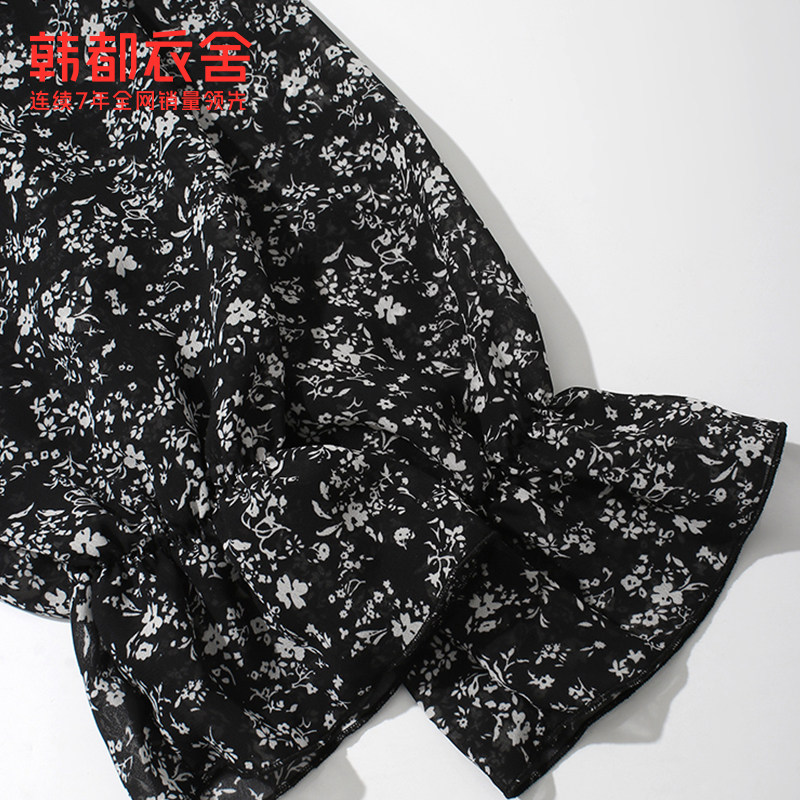 韩都衣舍2020秋装新款韩版碎花t恤 韩都衣舍T恤