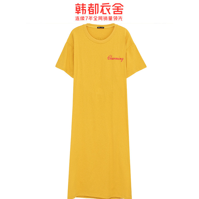 韩都衣舍2020夏新韩版宽松的连衣裙 韩都衣舍柔朵连衣裙