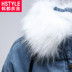 Quần áo Handu 2018 Phụ nữ Hàn Quốc mùa đông mới thả lỏng cổ áo denim bằng vải cotton LZ8115 - Bông áo phao đại hàn nữ Bông