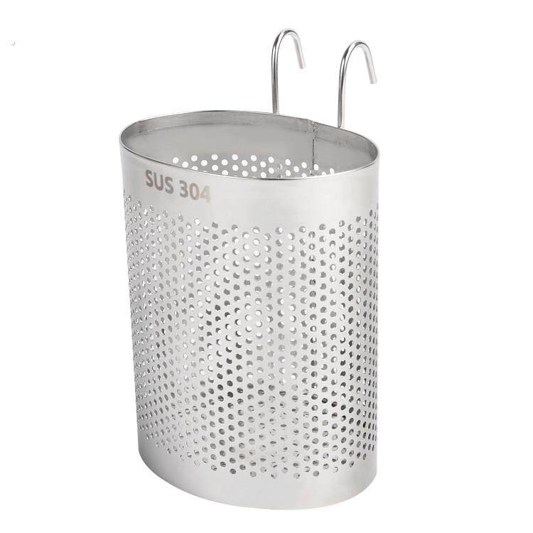 304不锈钢筷子筒收纳盒厨房挂式圆形勺筷架餐具笼防霉沥水筷子笼,淘宝优惠券,粉丝福利购,淘宝优惠卷