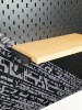 Suitable for IKEA SKADIS IKEA hole board accessories Large platform flat bracket containing beech wood board
