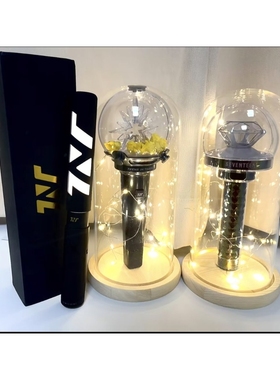 时代少年团应援棒收纳盒TNT二代周边荧光棒保护展示防尘玻璃罩子