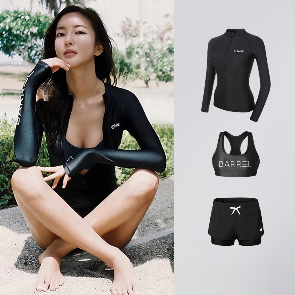 韩国冲浪服女分体长裤长袖泳衣女防晒速干潜水服女保守水母衣浮潜,淘宝优惠券,粉丝福利购,淘宝优惠卷