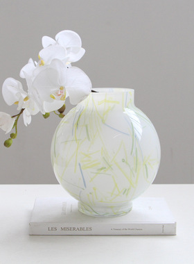 韩国小清新矮款大肚子玻璃花瓶器