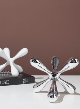 创意几何艺术样板房酒柜细胞摆件