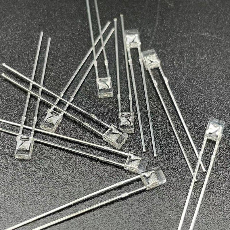 高亮234方形透明红橙黄绿蓝白粉红冰蓝七彩LED发光二极管灯珠键盘,淘宝优惠券,粉丝福利购,淘宝优惠卷