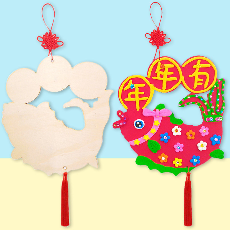 木质白坯粘土挂板福春字字财神古风挂饰汉服旗袍花瓶鱼形圆形方形,淘宝优惠券,粉丝福利购,淘宝优惠卷