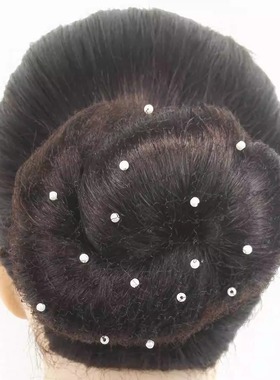 珍珠发网贵族手工串珠网兜