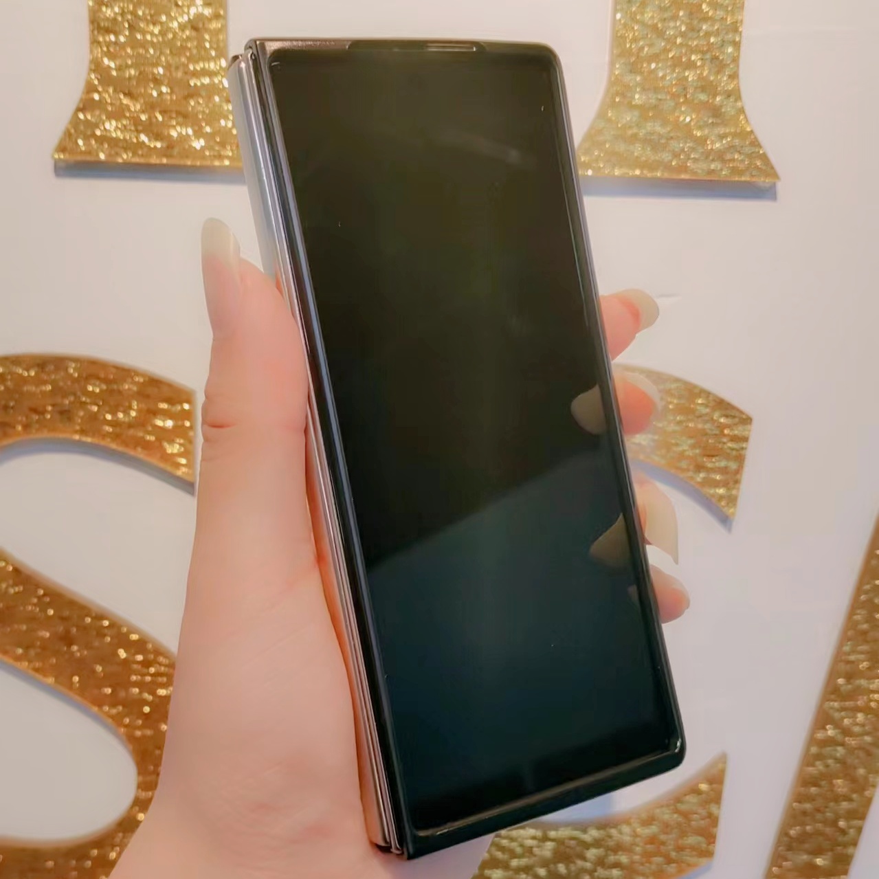 三星Fold4改W25手机壳Fold3改W25心系天下手机壳W23升级W25手机套W22改W25保护套FOLD5升级W25真皮皮套 - 图2