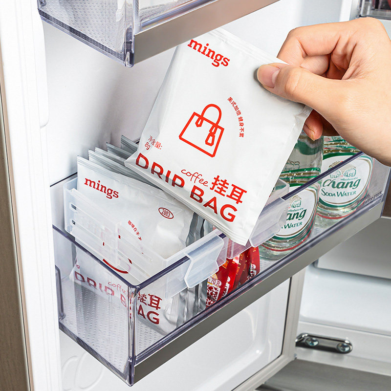 日本冰箱侧门分隔板可伸缩调节整理隔断神器抽屉分格盒调料收纳盒,淘宝优惠券,粉丝福利购,淘宝优惠卷