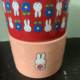 2 pieces of defective special offer Miffy rabbit ceramic storage can cute little rabbit decorative storage can