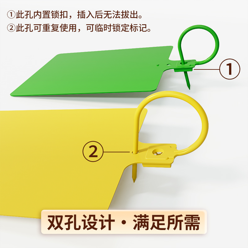 物流吊牌快递挂签塑料快运壹米滴答扎带封条一体标牌挂牌送检标签 - 图1