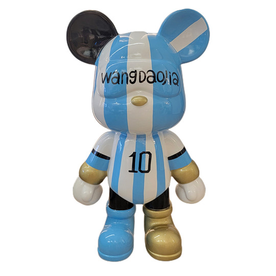 轻奢卡通暴力熊存钱罐客厅家居简约电视柜大号落地创意装饰品摆件