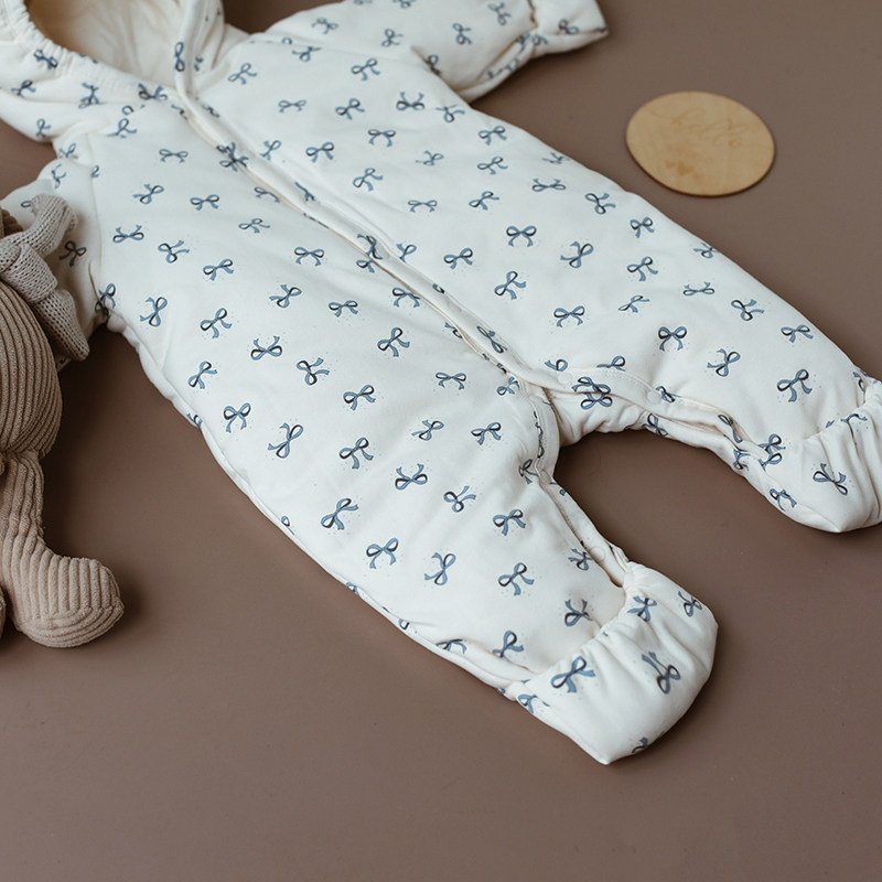 婴姿婴儿夹棉连体衣宝宝秋冬棉服连体棉袄外套加厚外出服保暖棉衣,淘宝优惠券,粉丝福利购,淘宝优惠卷