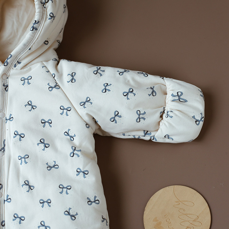 婴姿婴儿夹棉连体衣宝宝秋冬棉服连体棉袄外套加厚外出服保暖棉衣,淘宝优惠券,粉丝福利购,淘宝优惠卷