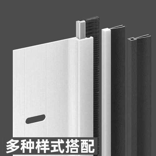 门底门缝密封条挡鼠板防老鼠铝合金挡老鼠堵门缝防尘挡风条降噪音 - 图0