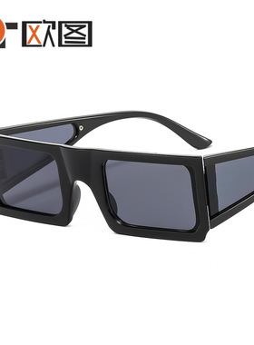 JH5004欧图新款窄边ins朋克摇滚时尚太阳镜 跨境眼镜男女墨镜