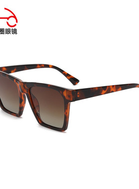 两个圈 欧美时尚太阳镜跨境户外遮阳眼镜街拍防外线墨镜T1090