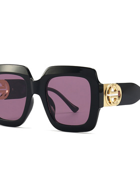 外贸款方形太阳镜欧美街拍潮流奢华墨镜跨境太阳镜