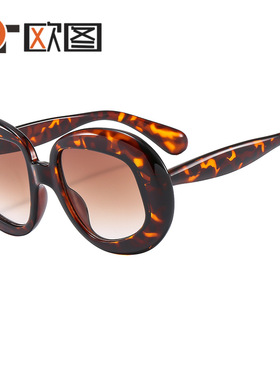 新款太阳镜M6137 欧美男女明星款拼色太阳眼镜 跨境时尚墨镜M6137