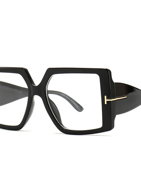 FT0790欧美跨境正方形摩登复古大框太阳镜朋克潮流街拍墨镜