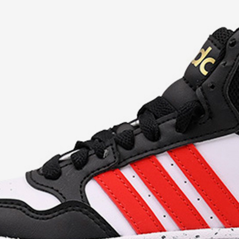 Adidas/阿迪达斯正品新款魔术贴儿童篮球鞋运动休闲鞋HR0227 - 图0