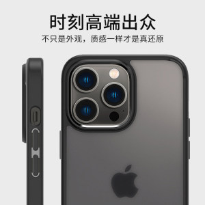 Spigen 适用苹果iphone14手机壳14pro max防摔保护套男女新款磨砂时尚14plus硅胶高档不发黄硬壳外壳透明sgp