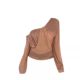 ເສື້ອ chiffon ແຂນຍາວຂອງແມ່ຍິງຝຣັ່ງ