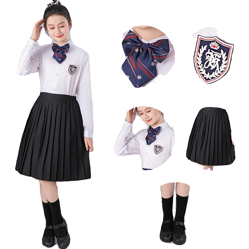 六一中小学生大合唱表演服装英伦风校服班服朗诵演出服儿童幼儿服