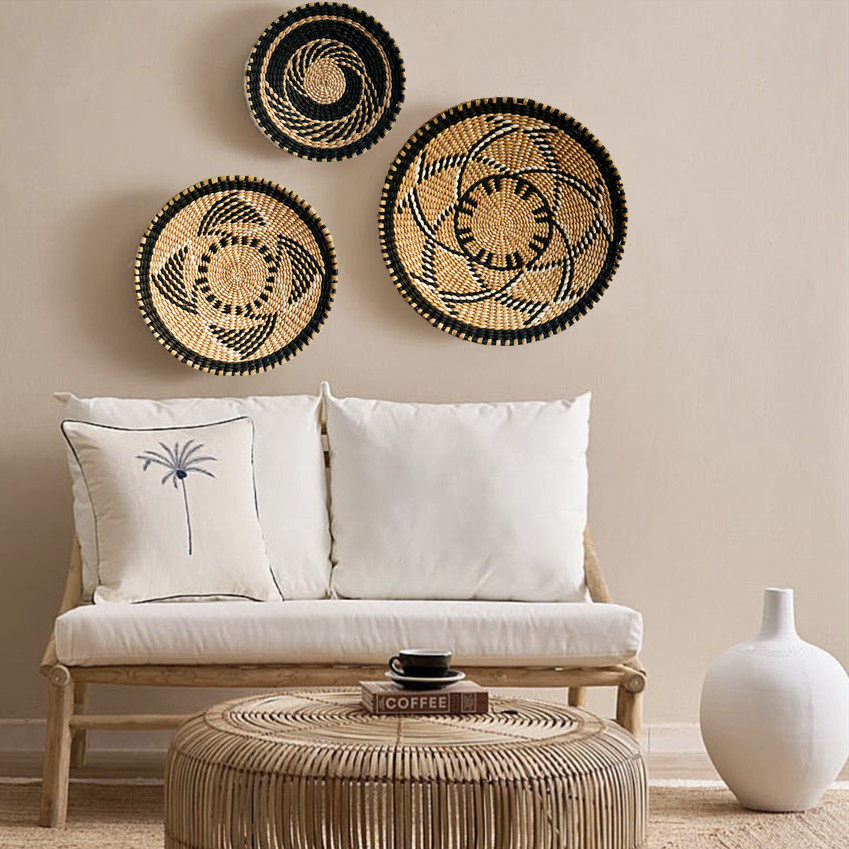 侘寂风墙饰壁挂画摩洛哥壁饰挂饰挂盘设计师样板房店铺民宿装饰品,淘宝优惠券,粉丝福利购,淘宝优惠卷