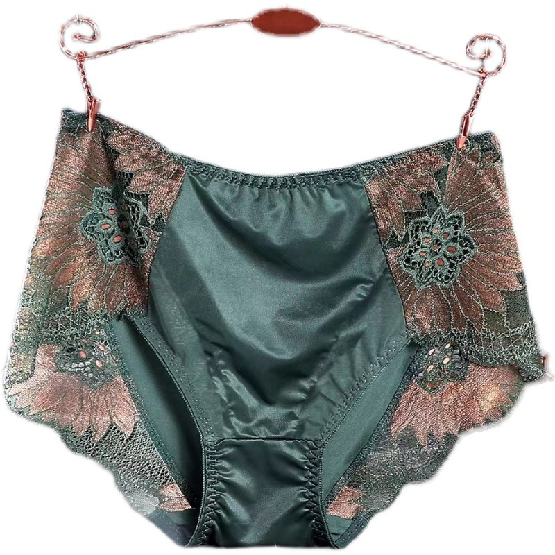 中高腰蕾丝腰内裤女收腹提臀无痕收肚子胖mm大码女士三角裤纯棉裆,淘宝优惠券,粉丝福利购,淘宝优惠卷