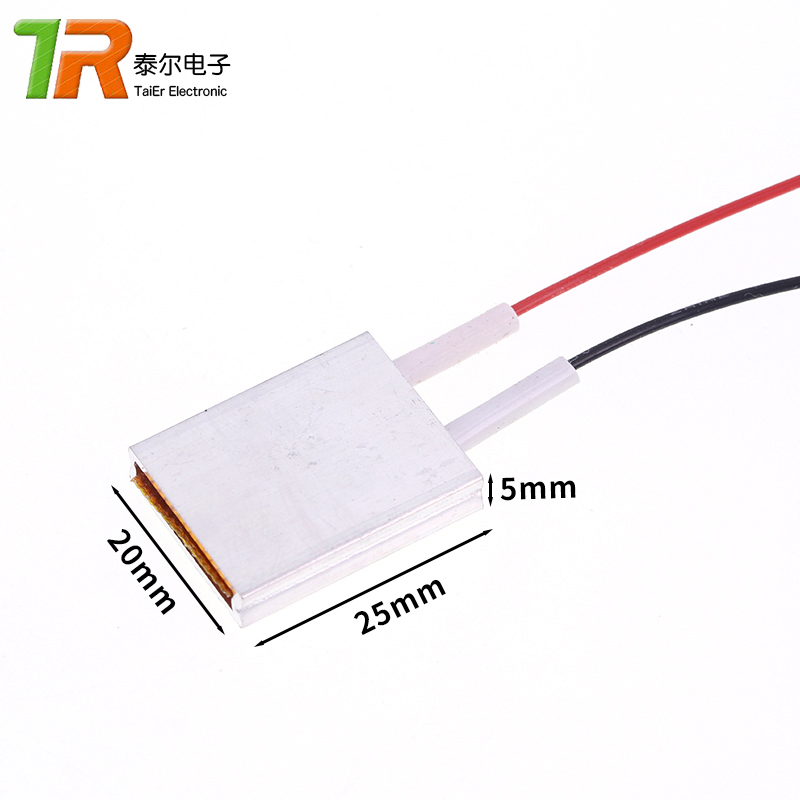 PTC小型低压25*20*5mm电片恒温加热片芯5V12V24V220V预热防冻除潮 - 图0