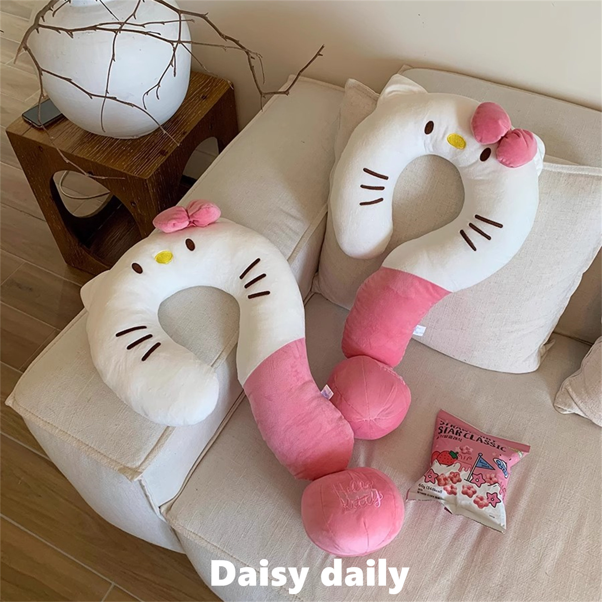 创意问号颈枕卡通U型枕沙发抱枕卧室装饰摆件午睡枕生日礼物,淘宝优惠券,粉丝福利购,淘宝优惠卷