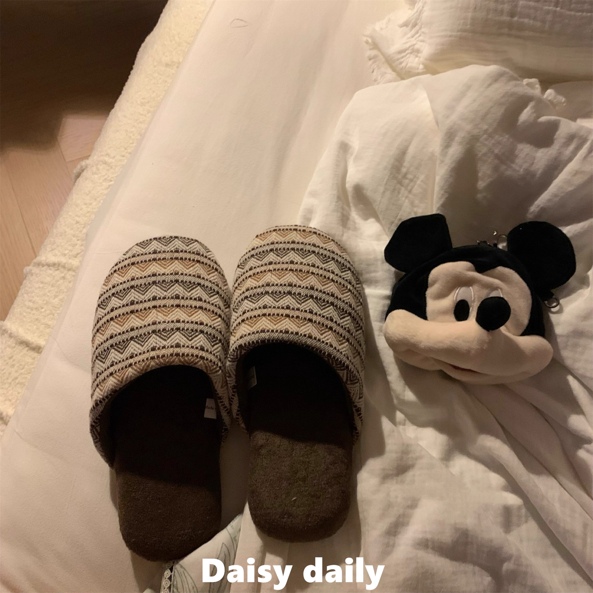 日剧生活~费尔岛地板亚麻拖鞋四季室内包头软底情侣地板秋冬棉拖,淘宝优惠券,粉丝福利购,淘宝优惠卷