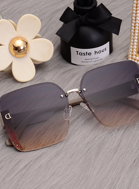 防紫外线半框女士星空太阳镜