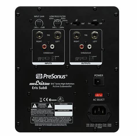 Presonus Eris Sub8前指向超低音炮专业监听音箱E3.5 E4.5专用-图2