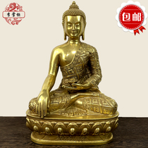 Li dispensers Tibetan bronze statue like Nepals Great Hall of pure copper Sakyamuni Buddha Home Buddha Home Buddha Buddha Pendulum