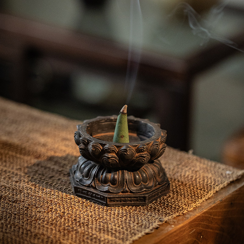 复古中式香插香座小摆件线香塔香底座摆放托盘檀香放置器创意香托,淘宝优惠券,粉丝福利购,淘宝优惠卷