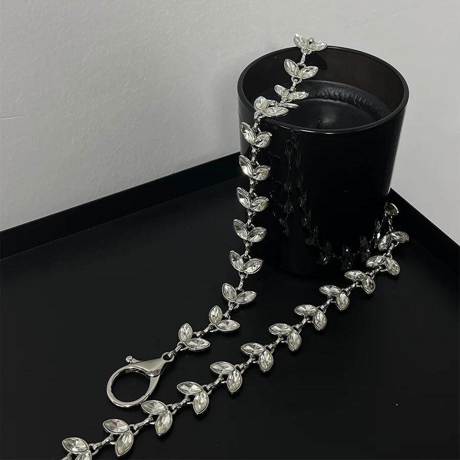 JCAESAR BLACK CIRRUS TRPUSERSCHAIN 黑藤蔓宝石裤链