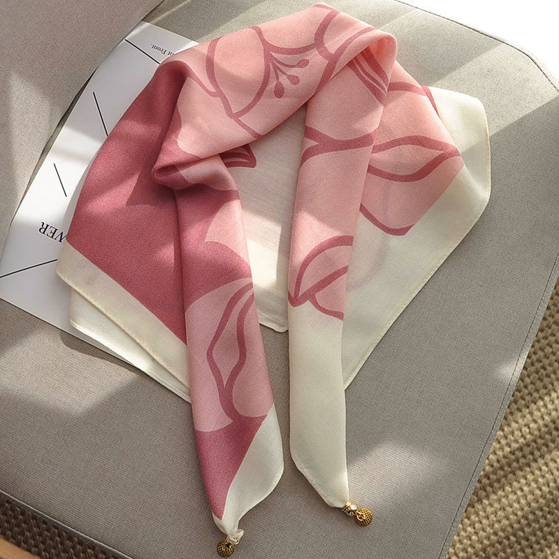 磁吸扣小丝巾方巾女系脖高级感围巾春秋护颈女2025新款棉麻围巾,淘宝优惠券,粉丝福利购,淘宝优惠卷