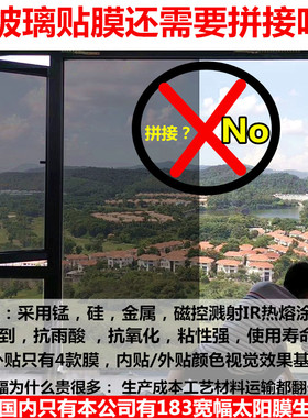 反光防晒幕墙玻璃贴膜
