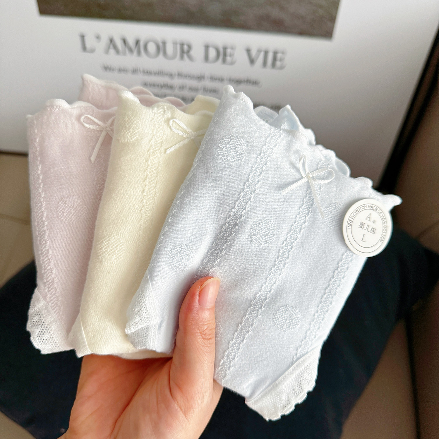 5条装纯色纯棉内裤女生中腰包臀A类婴儿棉10A抗菌女士三角裤新款,淘宝优惠券,粉丝福利购,淘宝优惠卷