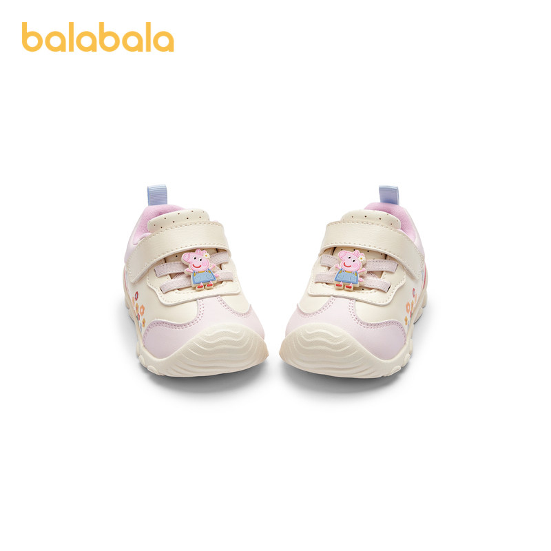 巴拉巴拉【小猪佩奇IP商场同款】女童学步鞋婴儿鞋子2026秋冬新款,淘宝优惠券,粉丝福利购,淘宝优惠卷