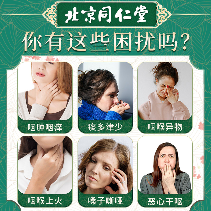 同仁堂胖大海罗汉果茶枇杷 种善堂大药房养生茶