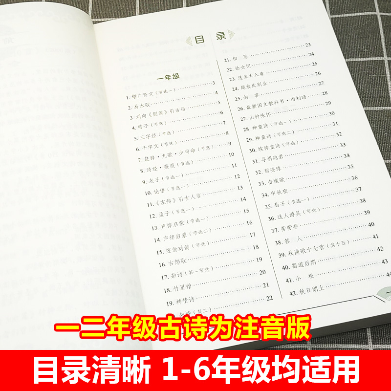 小学生古诗文诵读300篇一年级二年级三四五六年级古诗文300首古诗词诵读210首东北师范附属小学语文校本课程古诗文诵读长春出版社 - 图1