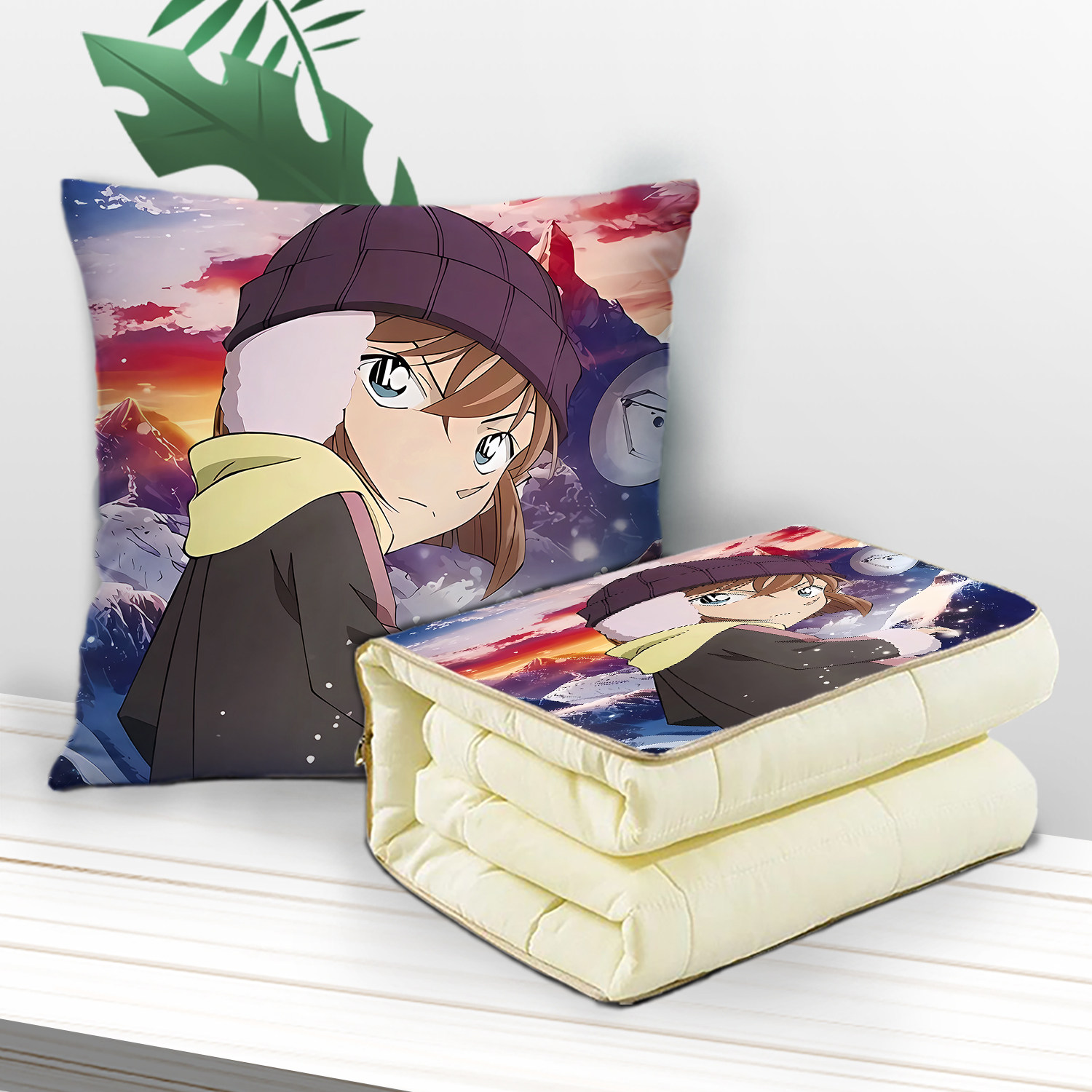 名侦探柯南之独眼的残像抱枕超软两用多功能空调被办公抱枕被子,淘宝优惠券,粉丝福利购,淘宝优惠卷