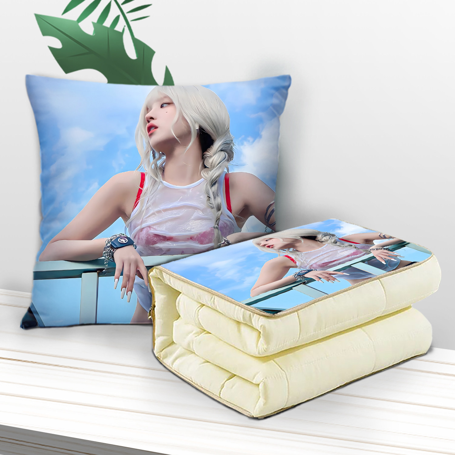 宋雨琦抱枕超软两用多功能空调被办公抱枕被子二合一被子宿舍靠垫,淘宝优惠券,粉丝福利购,淘宝优惠卷