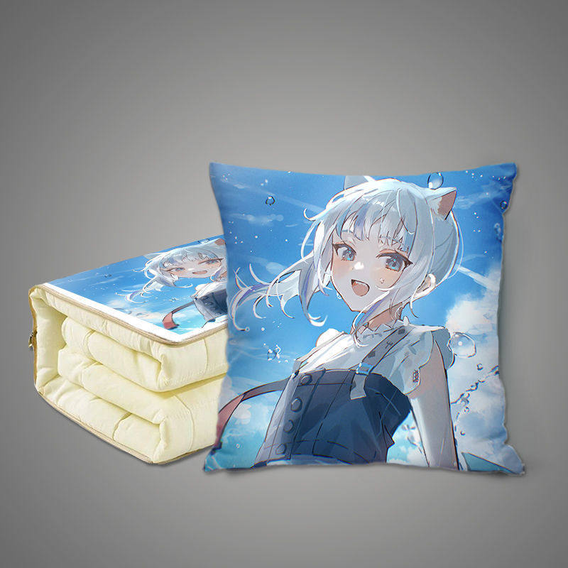 GawrGura古拉抱枕被两用多功能空调被办公室午睡枕头被宿舍被子,淘宝优惠券,粉丝福利购,淘宝优惠卷