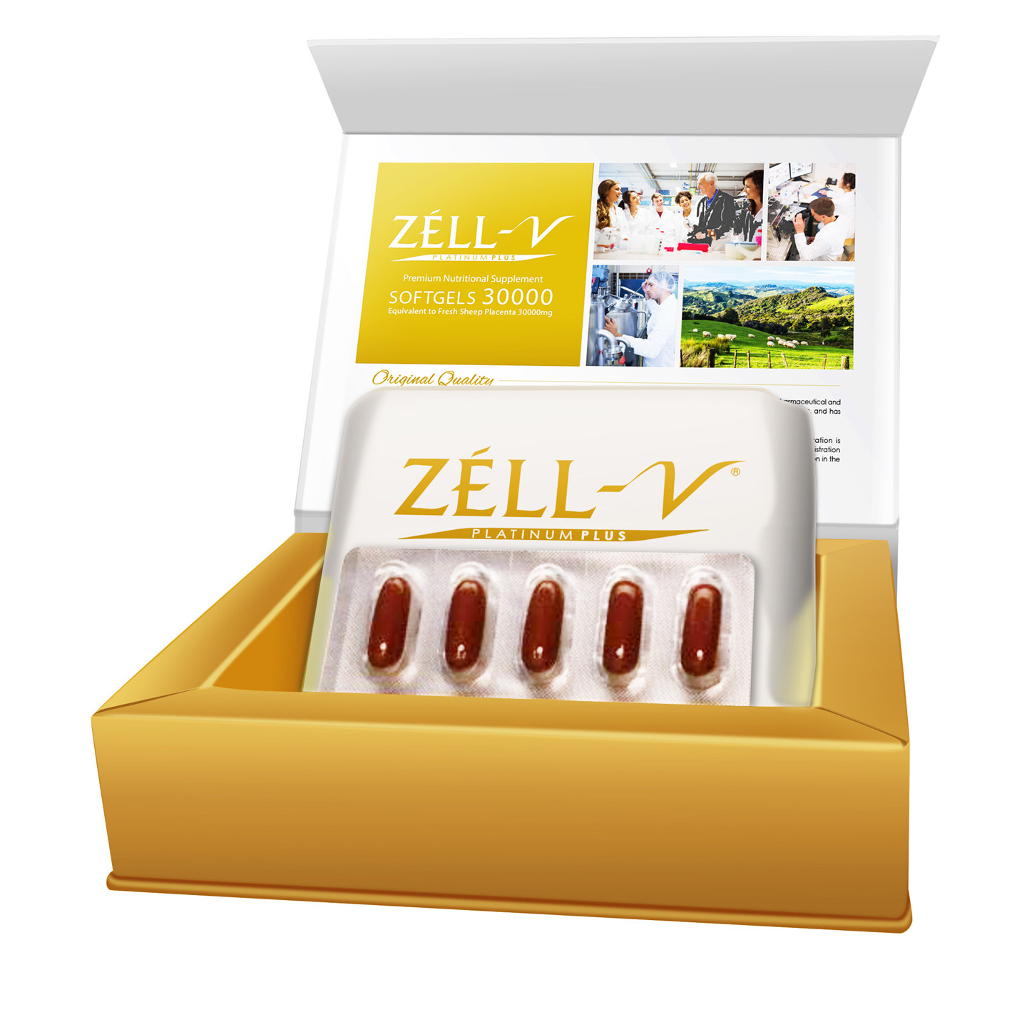 ZELL-V 新西兰羊胎素细胞唤活抗衰养巢好气色年轻之本正品无激素 - 图2