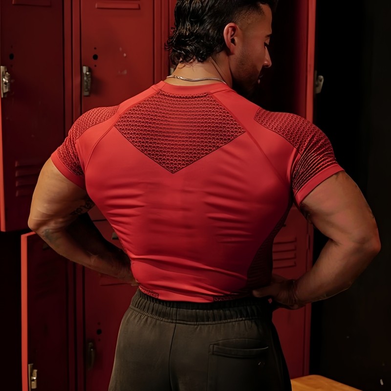 新款运动短袖男T恤速干弹力健身薄款紧身修身上衣显肌肉身材美式,淘宝优惠券,粉丝福利购,淘宝优惠卷
